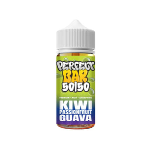 Perfect Bar 50/50 Kiwi Passionfruit Guava Flavour 100ml Shortfill perfect for Refillable Pod Vape Kits