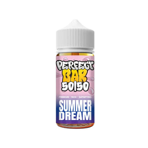 Perfect Bar 50/50 summer dream Flavour 100ml Shortfill perfect for Refillable Pod Vape Kits