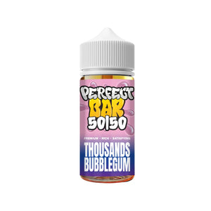 Perfect Bar 50/50 thousands bubblegum Flavour 100ml Shortfill perfect for Refillable Pod Vape Kits