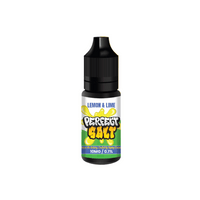 Perfect Salt Lemon & Lime 10ml bottle with a vibrant label displaying citrus fruits.