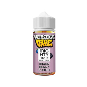 Perfect Vape Mighty Fruity mixed berry punch Flavour 100ml Shortfill Vape Juice great for Sub-ohm Vape Kits