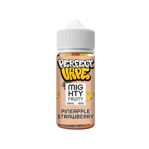 Perfect Vape Mighty Fruity pineapple strawberry Flavour 100ml Shortfill Vape Juice great for Sub-ohm Vape Kits