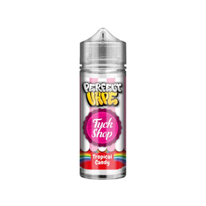Perfect Vape Tuck Shop Tropical Candy Flavour 100ml Shortfill e liquid great for Sub-ohm vape tanks