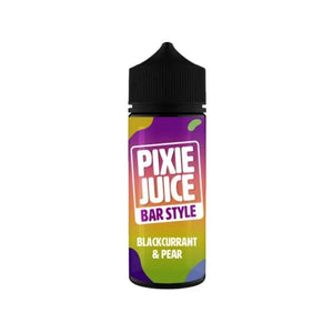 Pixie Juice Bar Style 50/50 100ml Shortfilll Blackcurrant & Pear Flavour great for Refillable Pod Kits & MTL Vape Tanks