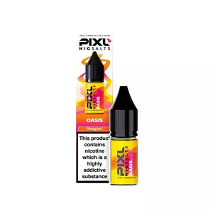 Pixl 10ml Nic Salt E-liquid Oasis Flavour Available in 10mg or 20mg Great For Refillable Pod Vapes 