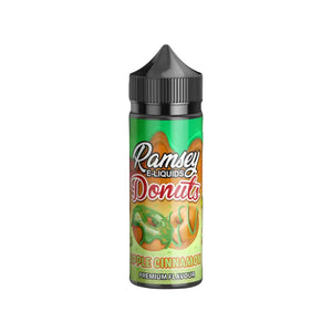Ramsey Donuts Apple Cinnamon Flavour 100ml Shortfill E-liquid Great for Sub-ohm Vape Kits