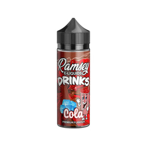 Ramsey Drinks cola Flavour 100ml Shortfill Vape Juice great for Sub-ohm Vape Kits