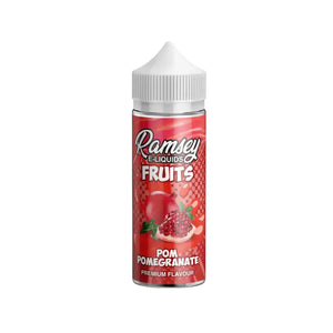 Ramsey Fruits Classic Pom Pomegranate 100ml Shortfill E-liquid for sub-ohm vape kits