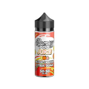 Ramsey Pod Juice Blood Orange Citrus Guava flavour 100ml Shortfill E-liquid Great with Refillable Pod Vape Kits