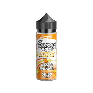 Ramsey Pod Juice Mango Pineapple flavour 100ml Shortfill E-liquid Great with Refillable Pod Vape Kits