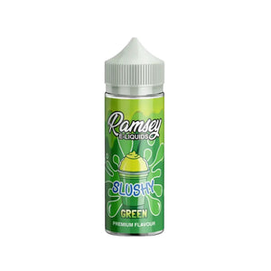 Ramsey Slushy green Flavour 100ml Shortfill E-liquid great for Sub-ohm Vape Tanks