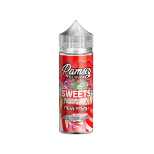 Ramsey Sweets straw pencils Flavour 100ml Shortfill E-liquid great for Sub-ohm Vape Kits