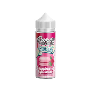 Ramsey Treats Raspberry Macaroon Flavour 100ml Shortfill E-liquid great for Sub-ohm Vape Kits