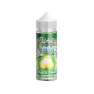 Ramsey Treats Citrus Cream Flavour 100ml Shortfill E-liquid great for Sub-ohm Vape Kits