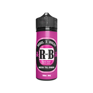 Rebel x Bogan Musk till Dawn Flavour 100ml Shortfill E-liquid great for Sub-ohm Vape Kits