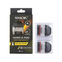 SMOK NORD 6 Replacement Pods 0.15ohm dual mesh xl