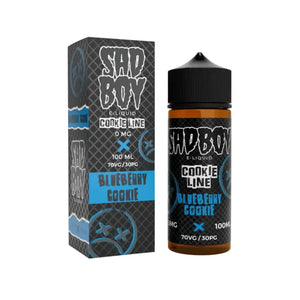 Sadboy blueberry cookie flavour 100ml Shortfill E-liquid Great for Sub-ohm Vape Kits