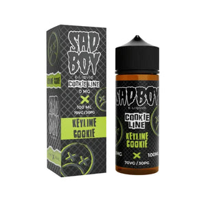 Sadboy keylime cookie flavour 100ml Shortfill E-liquid Great for Sub-ohm Vape Kits