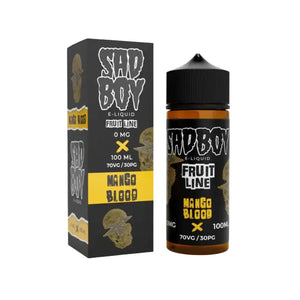 Sadboy mango blood flavour 100ml Shortfill E-liquid Great for Sub-ohm Vape Kits