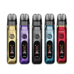 Smok Novo Classy Pod Kit with a built-in 1350mAh Battery and 0.96 TFT Display great for MTL Vaping with nic salt e-liquids.