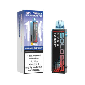 Solobar 15K blue sour raspberry flavour Refill Pod for the Solo 30K & Solo Boost Vape Kits