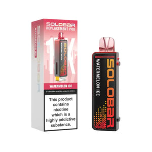 Solobar 15K watermelon ice flavour Refill Pod for the Solo 30K & Solo Boost Vape Kits