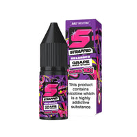 Strapped Reloaded 10ml Nic Salt E Liquid Grape Storm Soda - Nic Salts for Pod Vape Kits