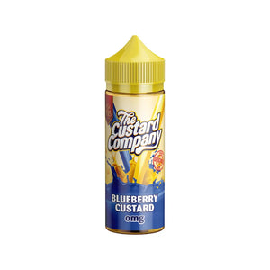 The Custard Company Blueberry Custard Flavour 100ml Shortfill Vape Juice Great For Sub-ohm Vape Kits