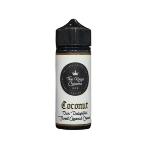The Kings Creams coconut Cream 100ml Shortfill vape juice great for Sub-ohm Vape Tanks