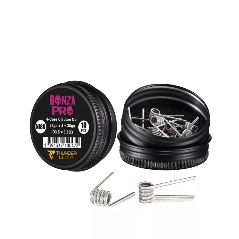 ThunderCloud X Vaping Bogan Bonza Pro Premade Coils - Vape Coils ThunderCloud X Vaping Bogan Bonza Pro Premade Coils - Vape Coils