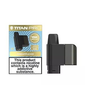 Titan Pro 15K Pineapple Ice Refill Pods for the Titan 15K Pro Prefilled Vape Kit 