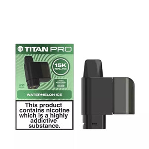 Titan Pro 15K Watermelon Ice Refill Pods for the Titan 15K Pro Prefilled Vape Kit 