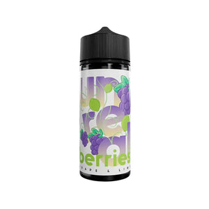 Unreal Berries Grape & Lime Flavour 100ml E Cig Liquid great for sub-ohm vape kits