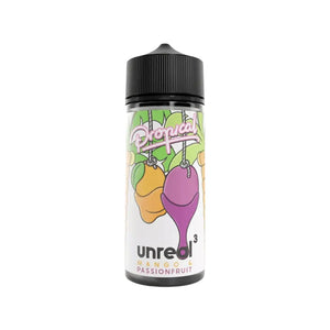 Unreal3 Propical Mango & passionfruit 100ml E-liquid Vape Juice Great for sub-ohm vape tanks