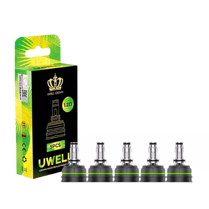 Uwell Crown Nano Coils | 0.8 & 1.2ohm MTL | Ecigone Uwell Crown Nano Coils | 0.8 & 1.2ohm MTL | Ecigone
