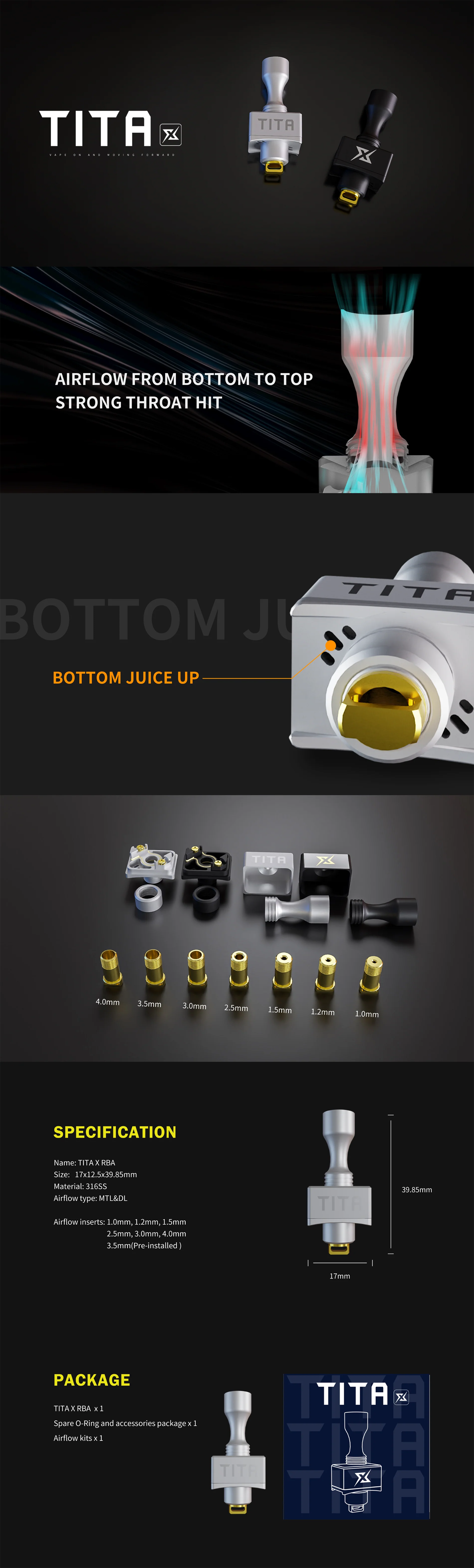 VEEPON Tita X RBA *BILLET BOX EDITION* - ECIGONE