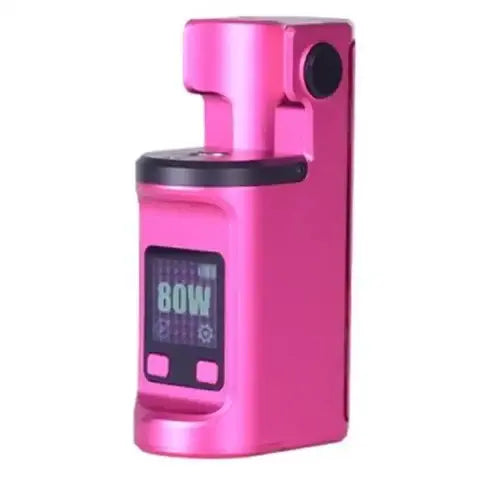 Vaperz Cloud Parsons SBS DNA80C Mod in Hot Pink, showcasing compact design with an 80W display screen, suitable for versatile vaping needs.