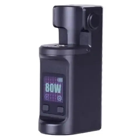 Vaperz Cloud Parsons SBS DNA80C Mod in Matte Black, showcasing compact design with an 80W display screen, suitable for versatile vaping needs.