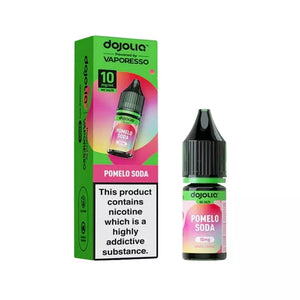 Vaporesso Dojoliq 10ml Nic Salt pomelo soda flavour available in 10mg and 20mg strength great for refillable pod vape kits
