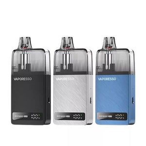 Vaporesso Eco Nano Plus Refillable Pod Vape Kit with a Built-in 1400mAh Battery Great for MTL Vaping with Nic Salt E-liquids and 50vg/50pg shortfill Vape Juice
