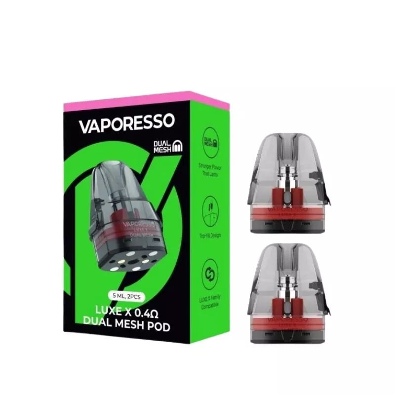pod vaporesso luxe x POD Vaporesso Luxe X 0.6ohm pack of 2 – The Ancoats Vape Lounge main image 0