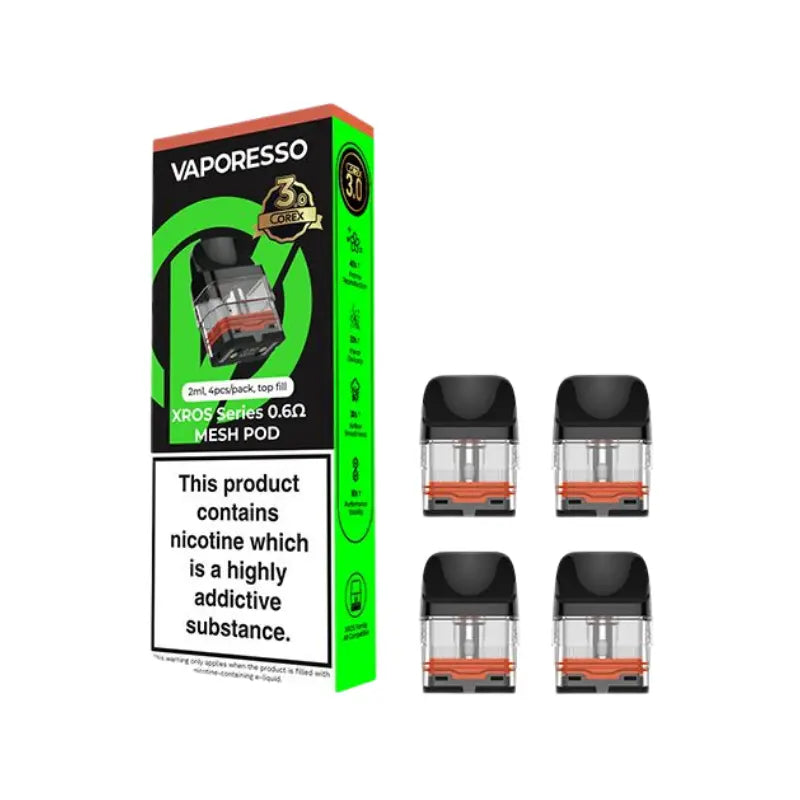 Vaporesso XROS COREX 3.0 Pods | 5 Resistances | Ecigone Vaporesso XROS COREX 3.0 Pods | 5 Resistances | Ecigone