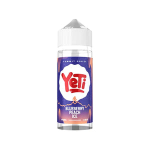 Yeti Summit Series blueberry peach Ice Flavour 100ml Shortfill Vape Juice Great for Sub-ohm vape kits & sub-ohm vape tanks