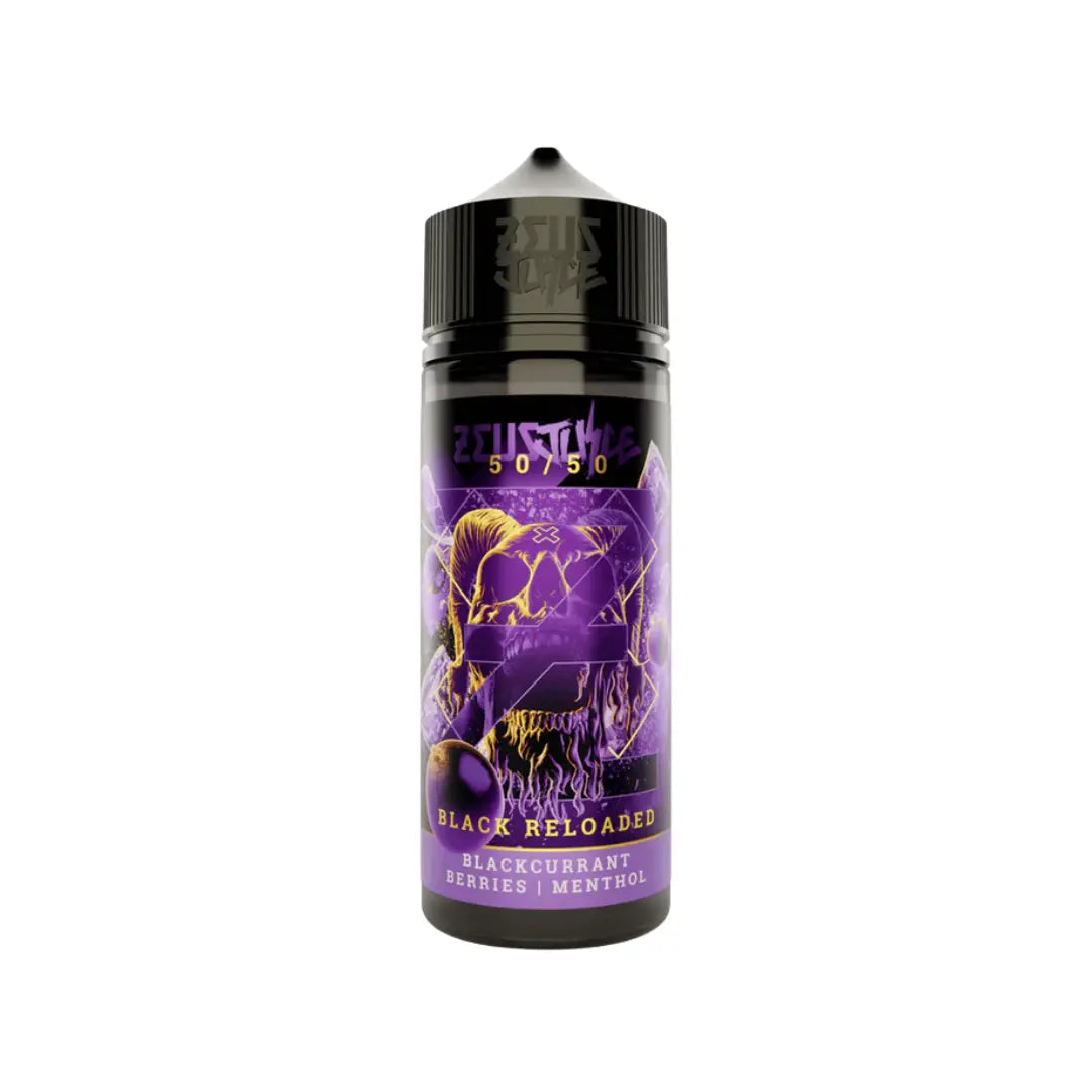 Zeus Juice 50/50 Black Reloaded 100ml Shortfill E-liquid