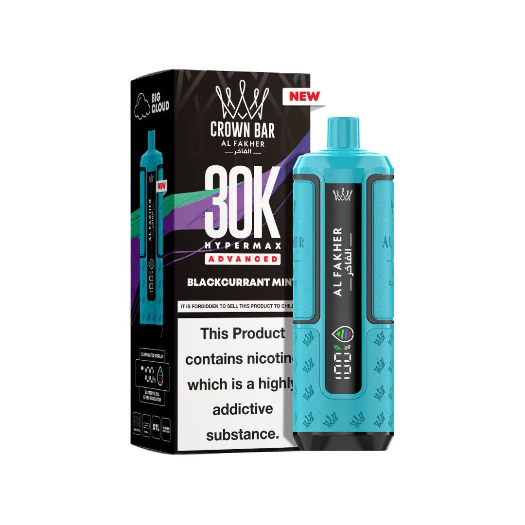 Al Fakher 30K Vape | 45 Crown Bar Flavours | Prefilled Kit Al Fakher 30K Vape | 45 Crown Bar Flavours | Prefilled Kit