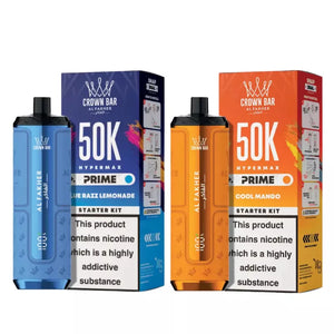 Two Al Fakher 50K Hypermax Prime Prefilled Vape Kits.