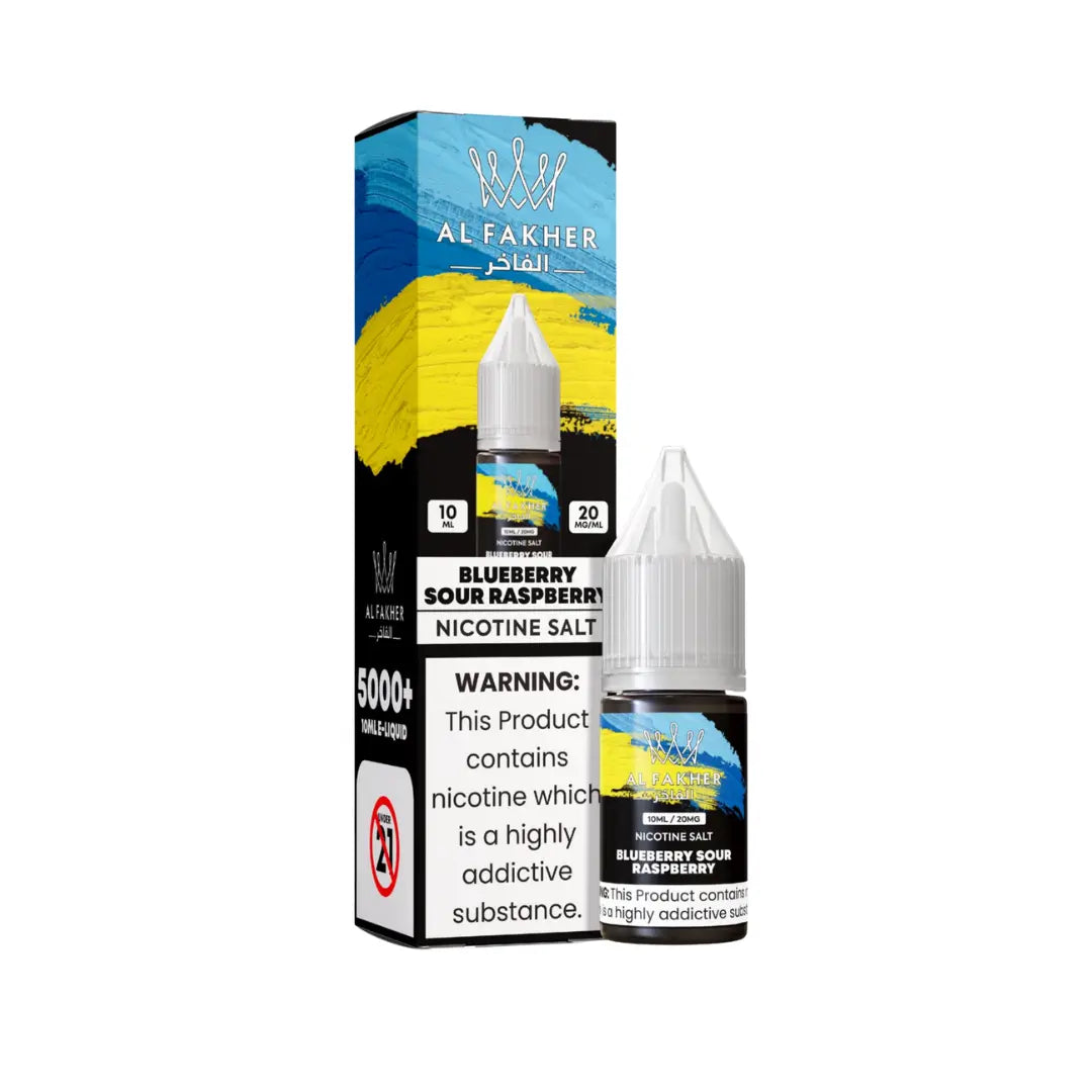 Al Fakher Blueberry Sour Raspberry 10ml Nic Salt - 11mg & 20mg