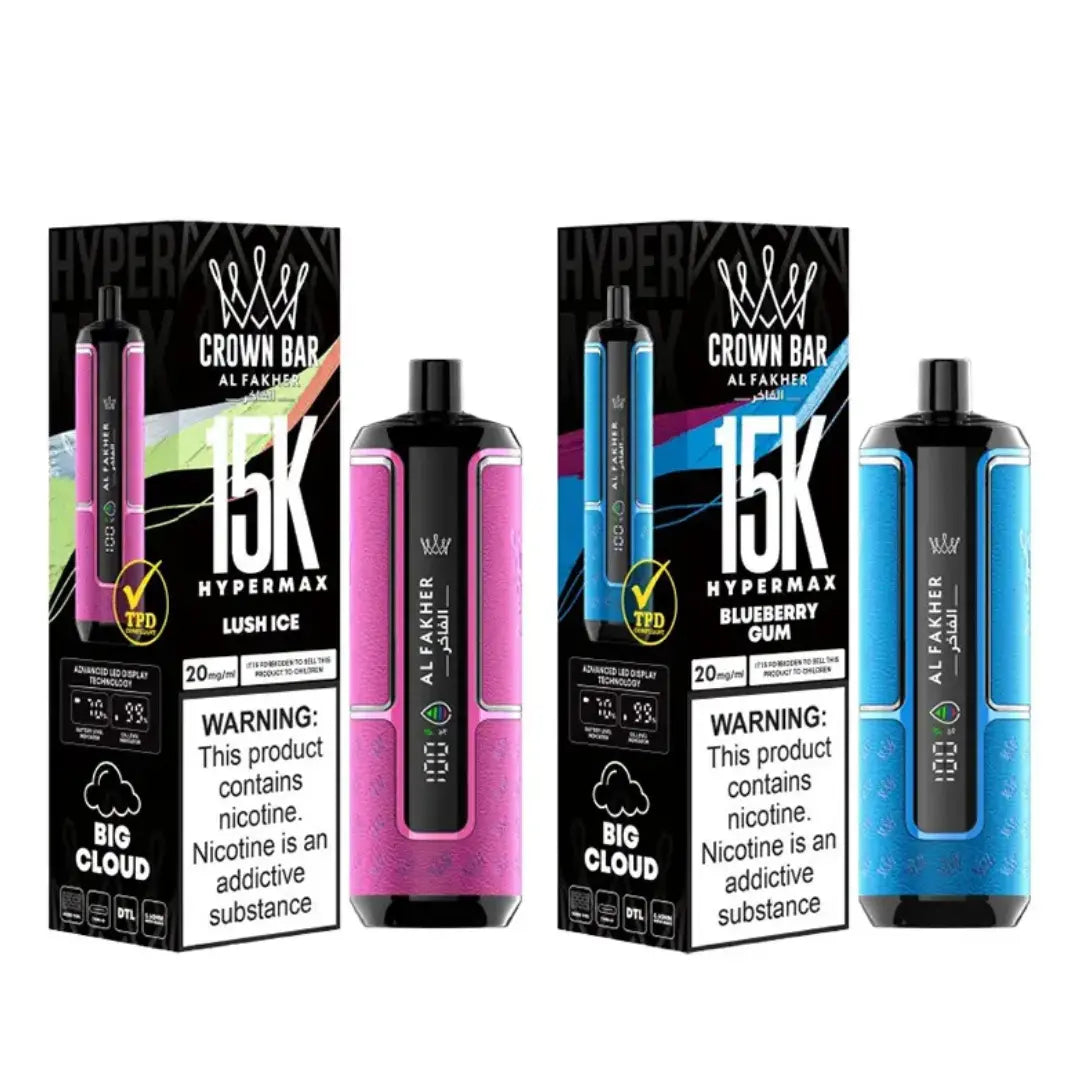 Al Fakher Crown Bar 15K Hypermax Disposable Vape Kit