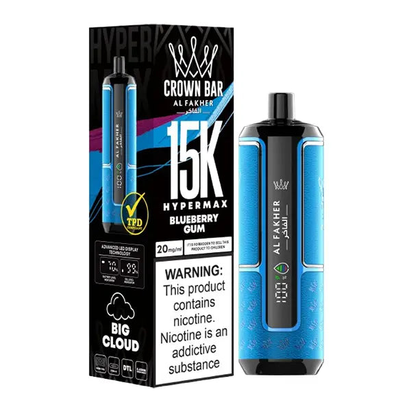 Al Fahker Crown Bar 15K Hypermax Disposable Vape Kit