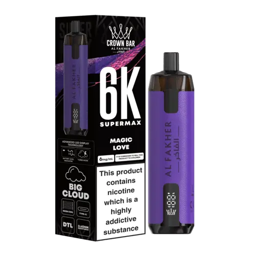 Al Fahker Crown Bar 6K Supermax Disposable Vape Kit